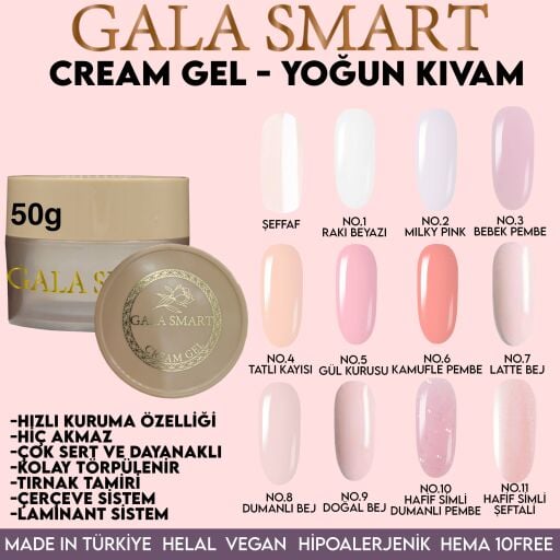 Gala Cream Jel 50 gr