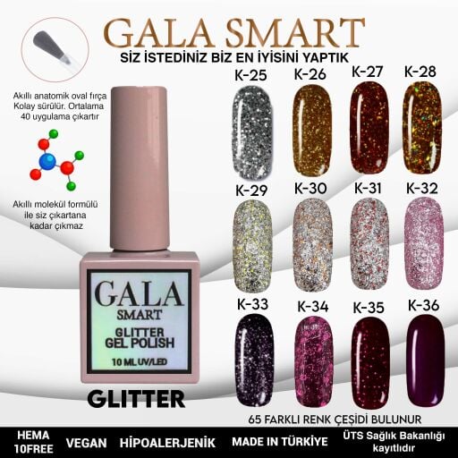 GALA GLİTTER 10 ML