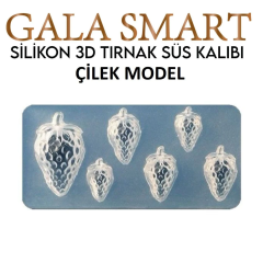 SİLİKON 3D NAİL ART KALIBI ÇİLEK