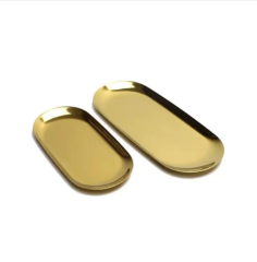ÇELİK ALET TEPSİSİ 2'Lİ GOLD