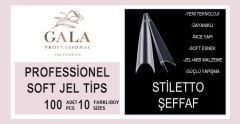STİLETTO TİPS 100'LÜ ŞEFFAF