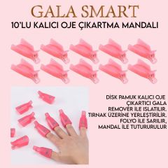 Kalıcı Oje Cıkarma Mandalı 10lu