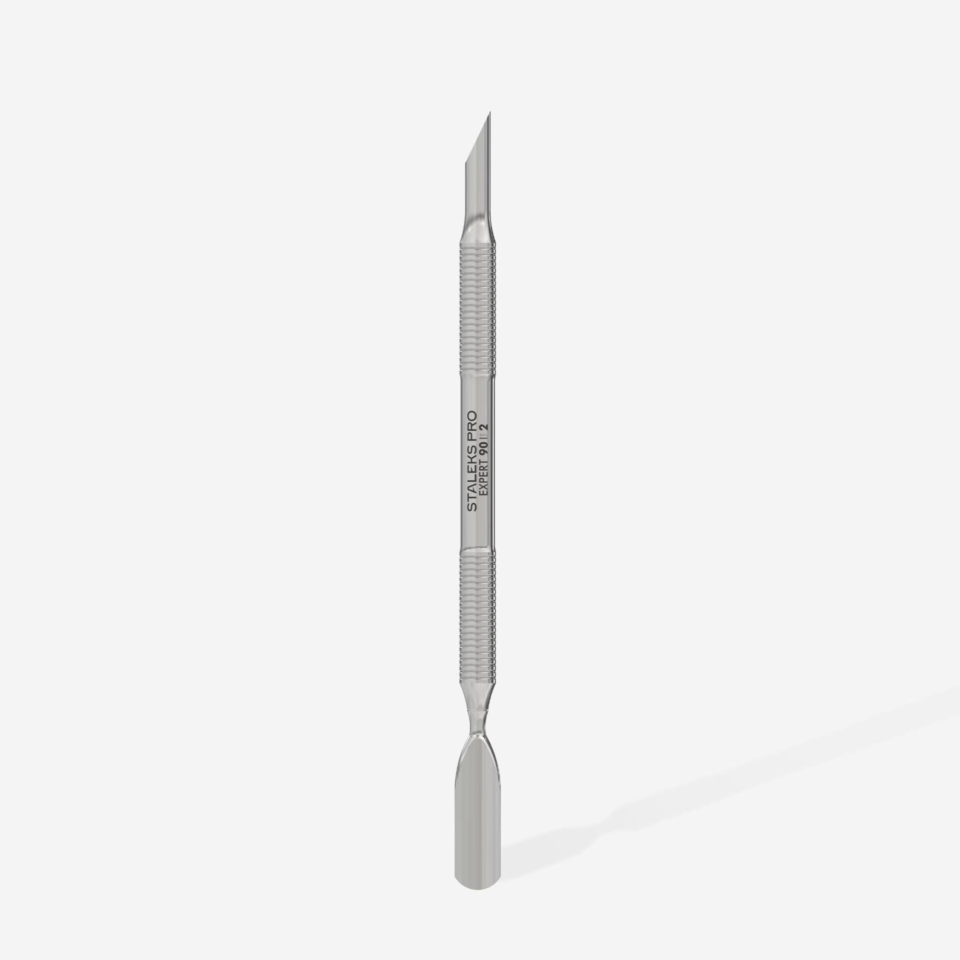 STALEKS PRO EXPERT 90 TYPE 2 Tırnak Eti İtici Pusher (Yamuk + Yuvarlak Geniş İtici) / PE-90/2