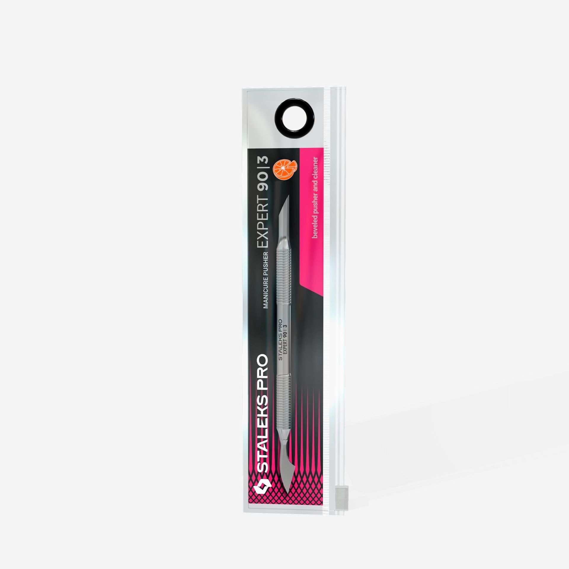 STALEKS PRO EXPERT 90 TYPE 3 Tırnak Eti İtici Pusher (Yamuk İtici + Üçgen Uç) / PE-90/3