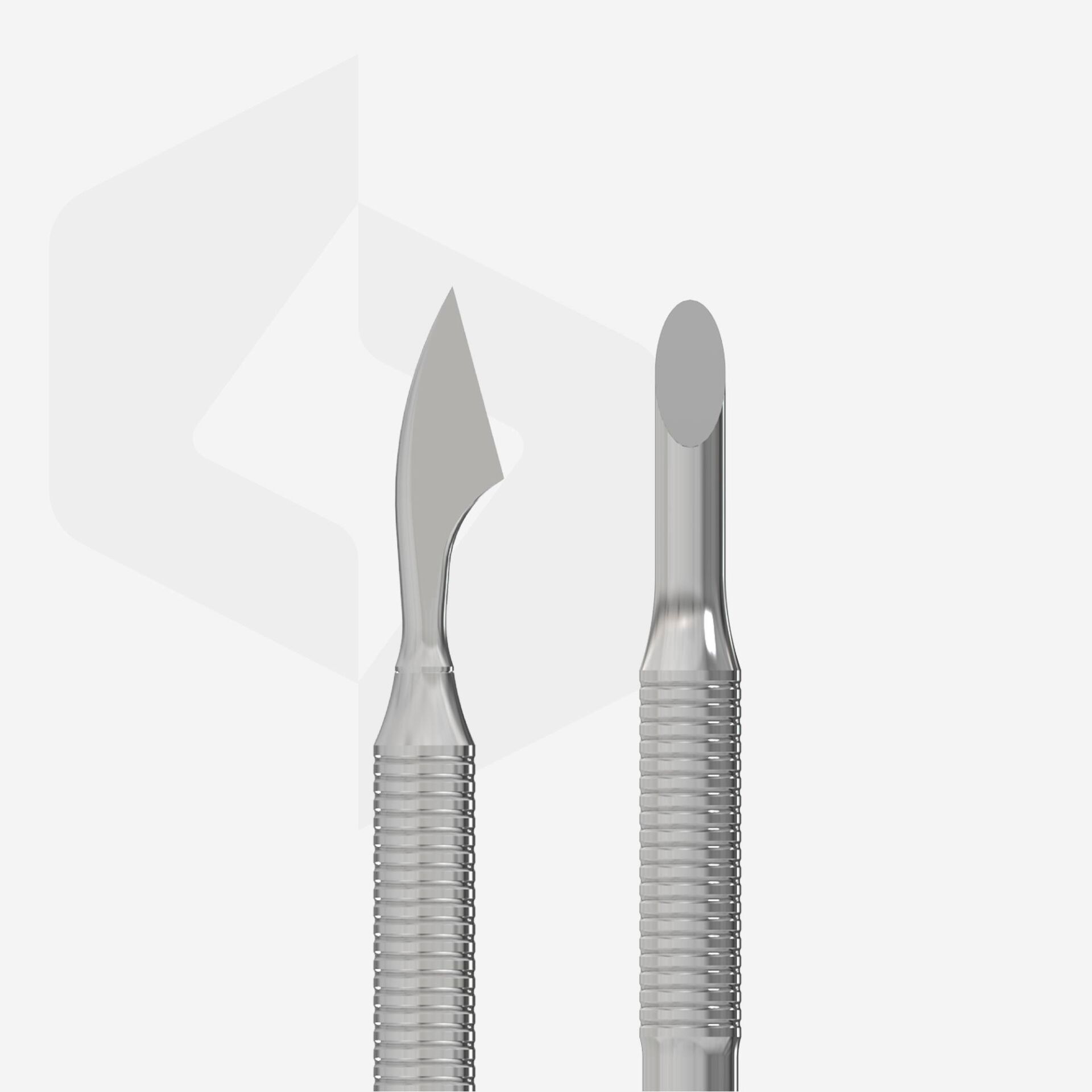 STALEKS PRO EXPERT 90 TYPE 3 Tırnak Eti İtici Pusher (Yamuk İtici + Üçgen Uç) / PE-90/3