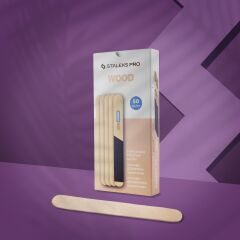 STALEKS PRO EXPERT 20 Tek Kullanımlık Düz Ahşap Törpü (Baz) (50 Adet)/ WBE-20