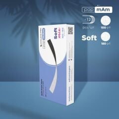 STALEKS PRO EXPERT Yedek PapmAm Mix Çift Taraflı Törpüler, 100/180 Grit (25 Adet) / DFCEMİx-20-100/180