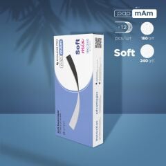 STALEKS PRO EXPERT Yedek PapmAm Mix Çift Taraflı Törpüler, 180/240 Grit (25 Adet) / DFCEMİx-20-180/240