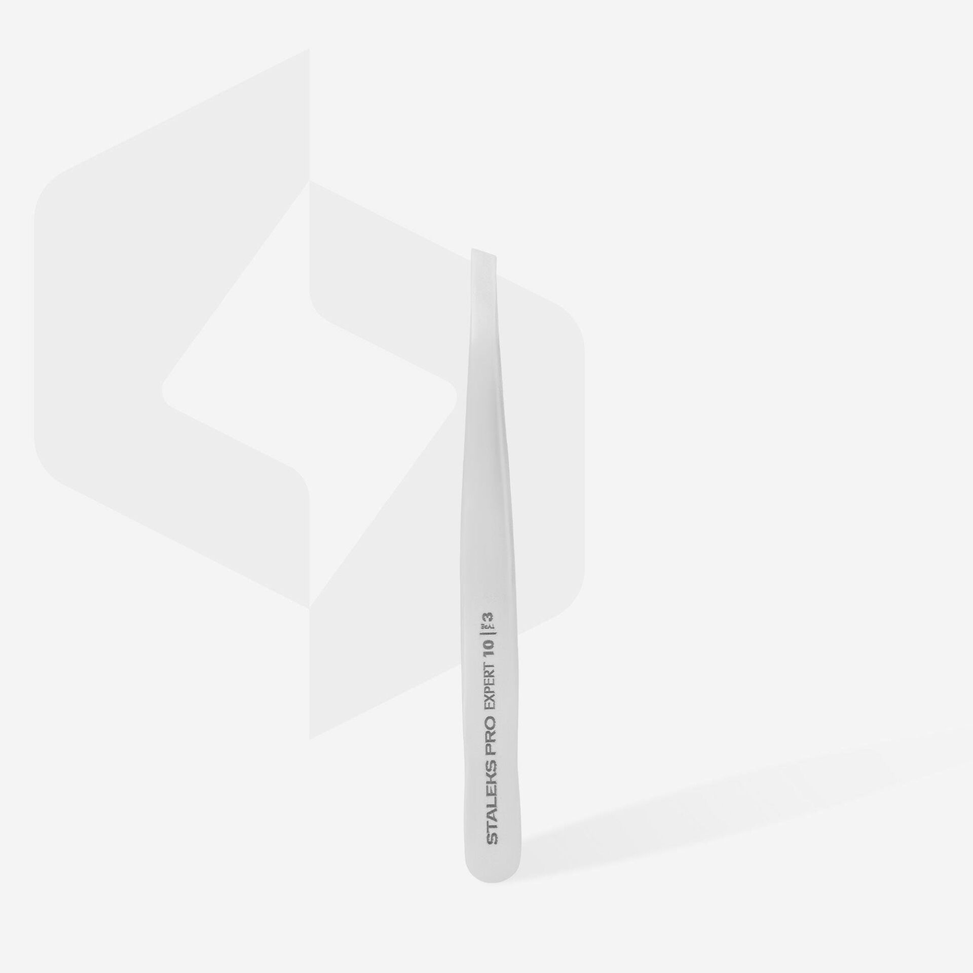 STALEKS PRO EXPERT 10 TYPE 3 Kaş Cımbızı (Geniş Yamuk Kenarlar) / TE-10/3