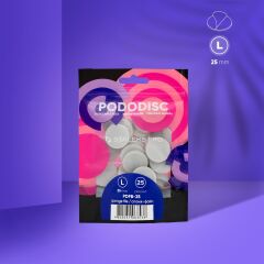 STALEKS PRO PODODISC L Pedikür Disk İçin Sünger Törpüler (25 Adet) / PDFB-25