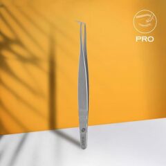 STALEKS PRO EXPERT 40 TYPE 2 Profesyonel Kirpik Cımbızı (L Şeklinde, 70') / TE-40/2