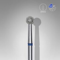 STALEKS PRO Elmas Küre Freze, Mavi, Çap 4 mm / FA01B040