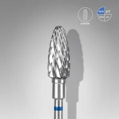 STALEKS PRO Karbürlü Mısır Freze, Mavi, Çap 6 mm / Çalışma Kısmı 14 mm / FT90B060/14