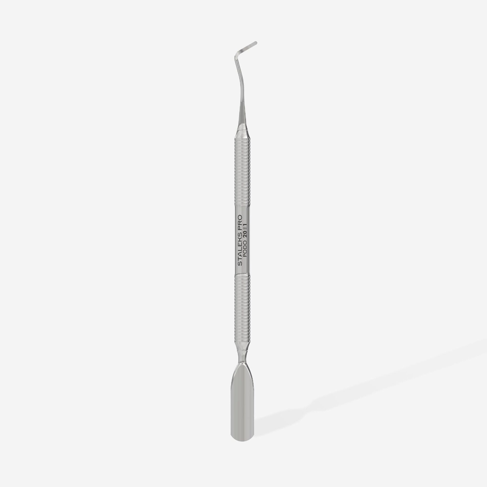 STALEKS PRO PODO 20 TYPE 1 Pedikür Küret (Küret + Yuvarlak İtici) / PP-20/1