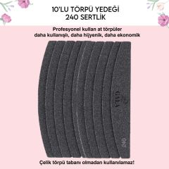 10'LU YEDEK TÖRPÜ EĞİMLİ (240 GRİT)