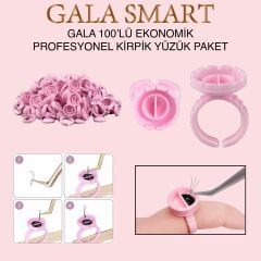 KİRPİK YAPIŞTIRICI YÜZÜK 100'LÜ