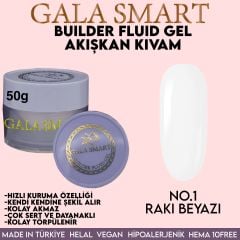 GALA BUİLDER FLUİD JEL 50GR NO:1 RAKI BEYAZI
