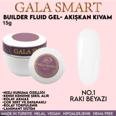 GALA BUİLDER FLUİD JEL 15GR NO:1 RAKI BEYAZI